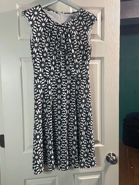 Wisp Patterned Jersey Dress